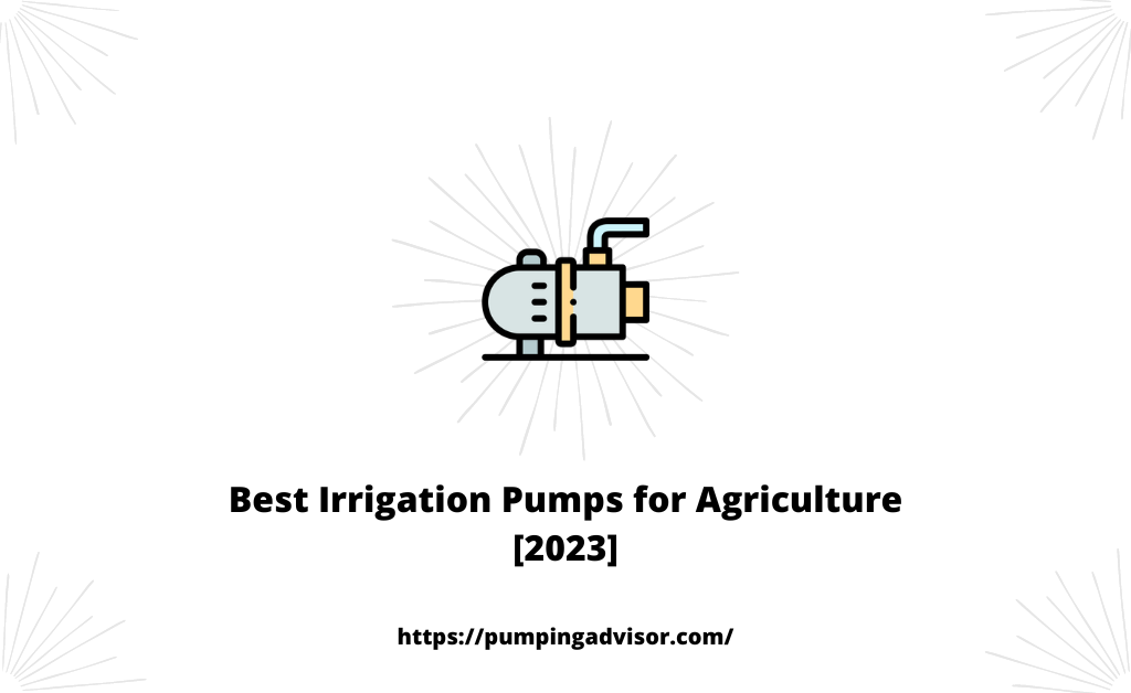 Best Irrigation Pumps for Agriculture [2023]