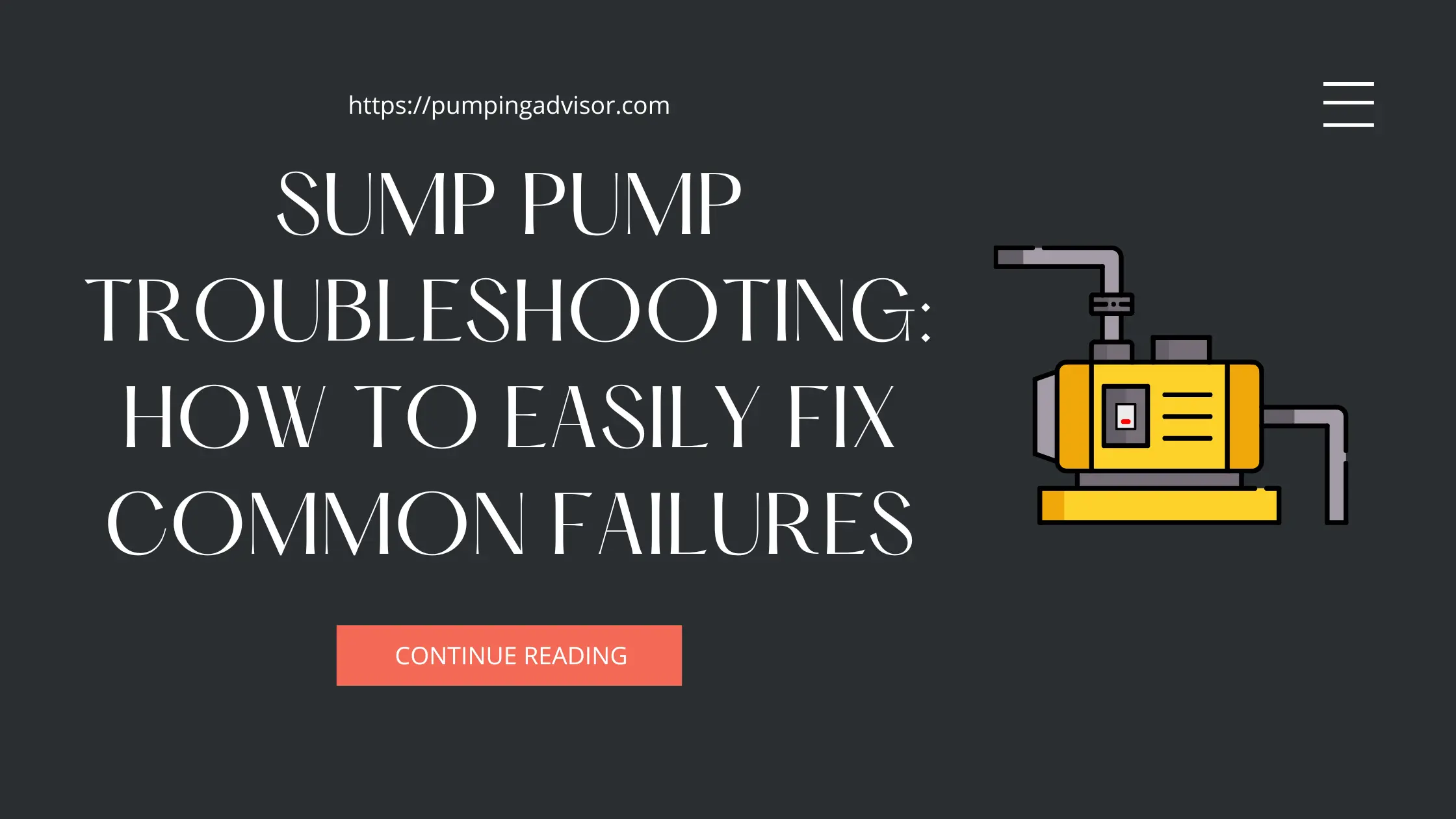 Sump Pump Troubleshooting How to easily fix common failures