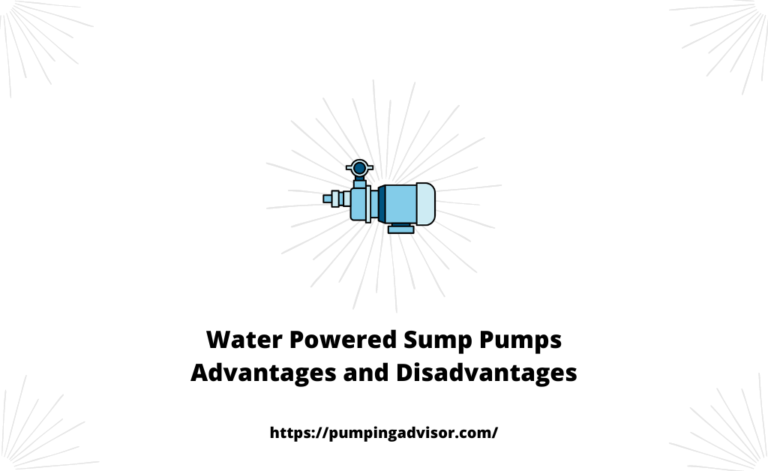 Water Powered Sump Pumps Advantages and Disadvantages
