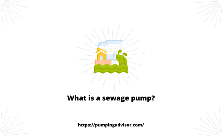 What Is A Sewage Pump?